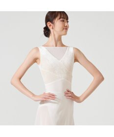 Chacott ◎【Nela ライン】ノースリーブレオタード