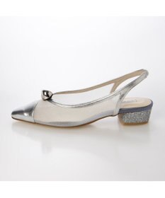 MODE ET JACOMO <MODE ET JACOMO>【2WAY】メタルパーツ付きチュールバックベルトパンプス