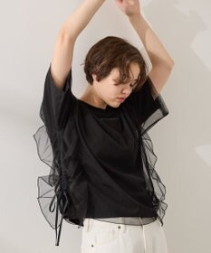 AMERICAN HOLIC チュールレイヤードドロストトップス