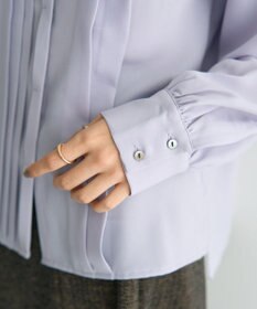 YECCA VECCA タックデザインブラウス