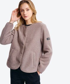 AIGLE カーディガン シェルパフリースジャケット