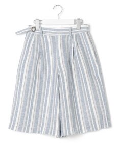 J.PRESS YORK STREET 【WOMEN】コットンリネン　ハーフパンツ