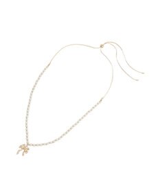 Maison de FLEUR カーリーリボンスライドネックレス