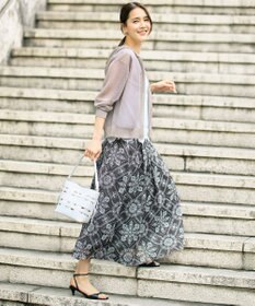 自由区 【カタログ掲載】ロータスタイルプリント スカート