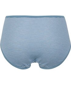 Wing ショーツ 綿混(身生地部) ここちよいフィット感 ムレにくい(身生地部) 【デイリーフィット 綿混ボーダー】 はきこみ丈ふつう EC2650 ウイング／ワコール