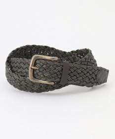 JOSEPH ABBOUD 【イタリア素材/日本製】レザーミックスブレイズ ベルト