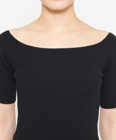 uncrave リネンニット オフショルトップス