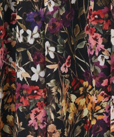 着丈調整可・洗える】フルール ミモレ丈スカート / 自由区 L  