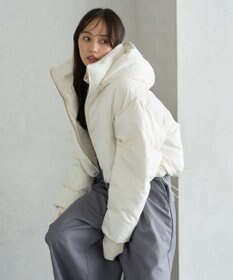 earth music&ecology 2wayパファー ショートブルゾン