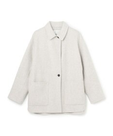 BEIGE， 【WEB限定】PAYSON / ウールリバーオーバーサイズステンカラーコート