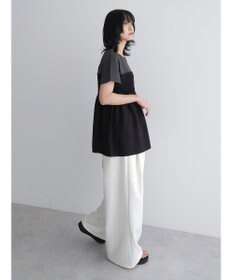 Green Parks シャーリングサテンドッキングプルオーバー