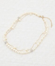 ANY SIS ロンデルパール調ステーション ネックレス