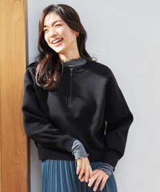 ANY ミラノリブジップニット