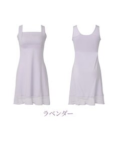 BRADELIS New York 【BRADELIS NewYork peace】綿混楽々dailyバストスリップ23 接触冷感 吸汗速乾 サラッと快適な補正スリップ