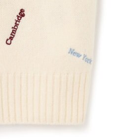 J.PRESS MEN 【120th Anniversary】Embroidery Knit