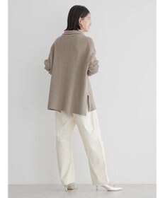 AMERICAN HOLIC バイパチハーフＺＩＰ片畦ニットプルオーバー　