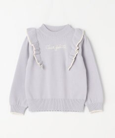 ANY KIDS 肩フリル しあわせタッチ ニット