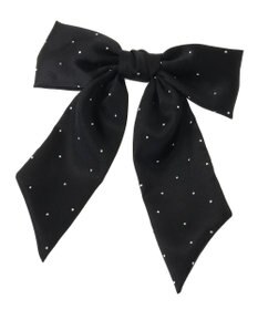 Maison de FLEUR ランダムビジューリボンバレッタ