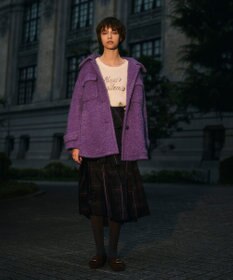 GRACE CONTINENTAL リングウールショートコート