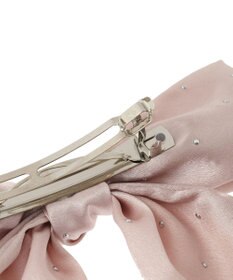 Maison de FLEUR ランダムビジューリボンバレッタ