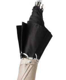 MOONBAT ランバン オン ブルー 長傘 チェーン柄サテンジャガードプリント 耐風