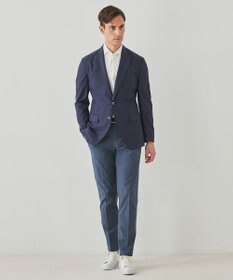 GOTAIRIKU 【通気性/ストレッチ/洗える】エアレースジャケット_ヘリンボーン柄