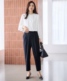 ANY L プリーツブラウス