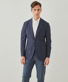 GOTAIRIKU 【通気性/ストレッチ/洗える】エアレースジャケット_ヘリンボーン柄