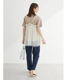 Green Parks リバーシブルチュールビスチェ