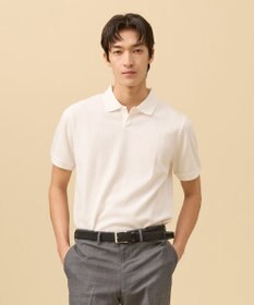 J.PRESS MEN ジャケットインの最適解【接触冷感 / 吸水速乾】【J.PRESS PREMIUM JERSEY】スキッパー ポロシャツ