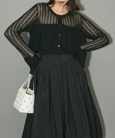 Green Parks ２ＷＡＹ　ラッフル切替ニットトップス