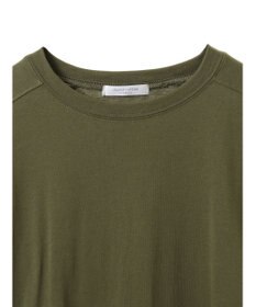 Green Parks 裾ドロスト５分袖ドッキングチュニック