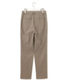 23区 S 【洗える】チェックストレッチ テーパードパンツ