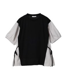 Green Parks 布帛ドッキング脇リボンプルオーバー