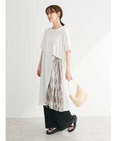 Green Parks 柄シアードッキングワンピース