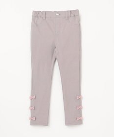 ANY KIDS 裾リボンストレート パンツ