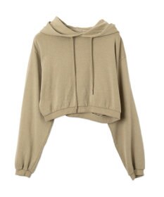 WEGO ピグメントショートグラフィックプルパーカー