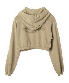 WEGO ピグメントショートグラフィックプルパーカー