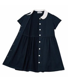 MIKI HOUSE HOT BISCUITS 【90-130cm】丸襟半袖ワンピース