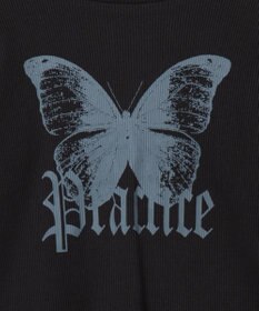 WEGO バタフライプリントロンT