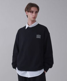 WEGO 【ユニセックス着用ITEM】ショートドロストワンポイント刺繍プルオーバー