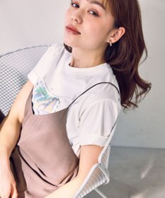 ANY アソートロゴラウンドヘムTシャツ