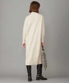 ICB 【WEB限定カラーあり・洗える】 ソフトカシミヤミックス ハイネックワンピース