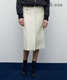 BEIGE， 【S-size】CAMBON / ツイードスカート