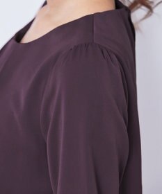 Tiaclasse 【洗える】レースコンビチュニックブラウス