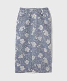 GRACE CONTINENTAL ボタニカルジャガードスカート