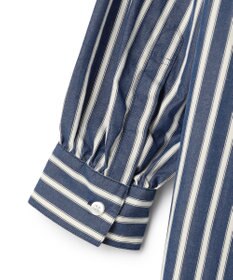 J.PRESS YORK STREET 【WOMEN】ワンウォッシュ ストライプ シャツワンピース