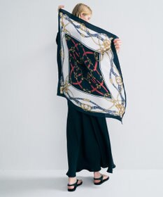 uncrave チェーン シルクスカーフ