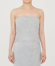 uncrave ラメ シャギー ニット バンドゥ（uncrave STANDARD）