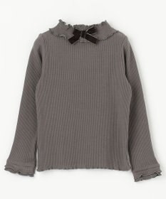 ANY KIDS テレコハイネック長袖Tシャツ